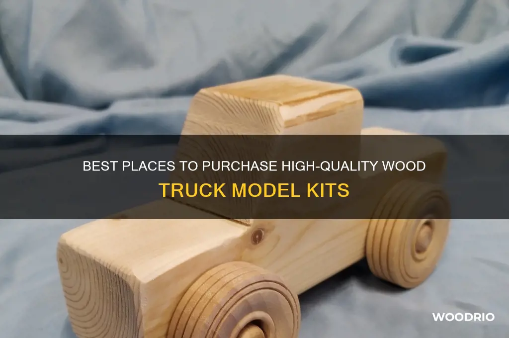 where to buy a wood truck model kit