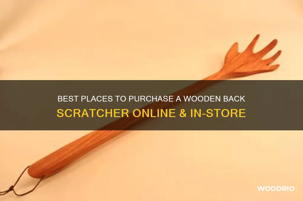 where to buy a wooden back scratcher