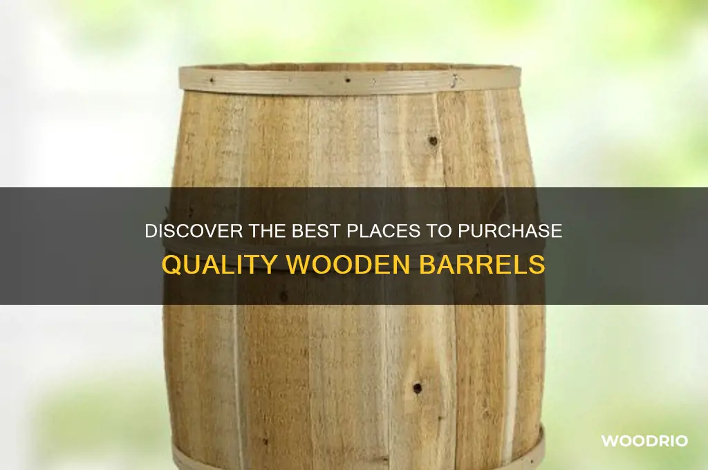 where to buy a wooden barrel