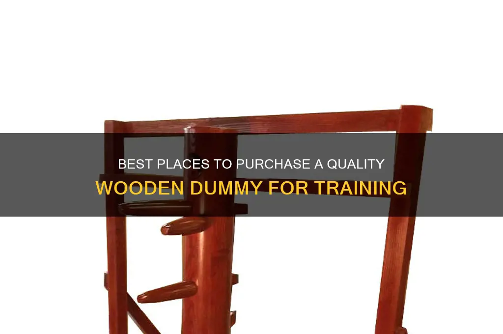 where to buy a wooden dummy