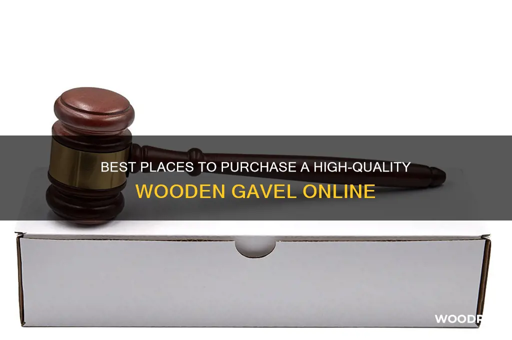 where to buy a wooden gavel