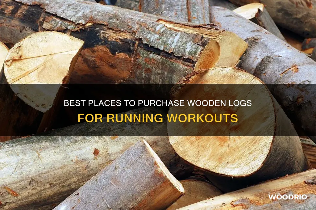 where to buy a wooden log for running
