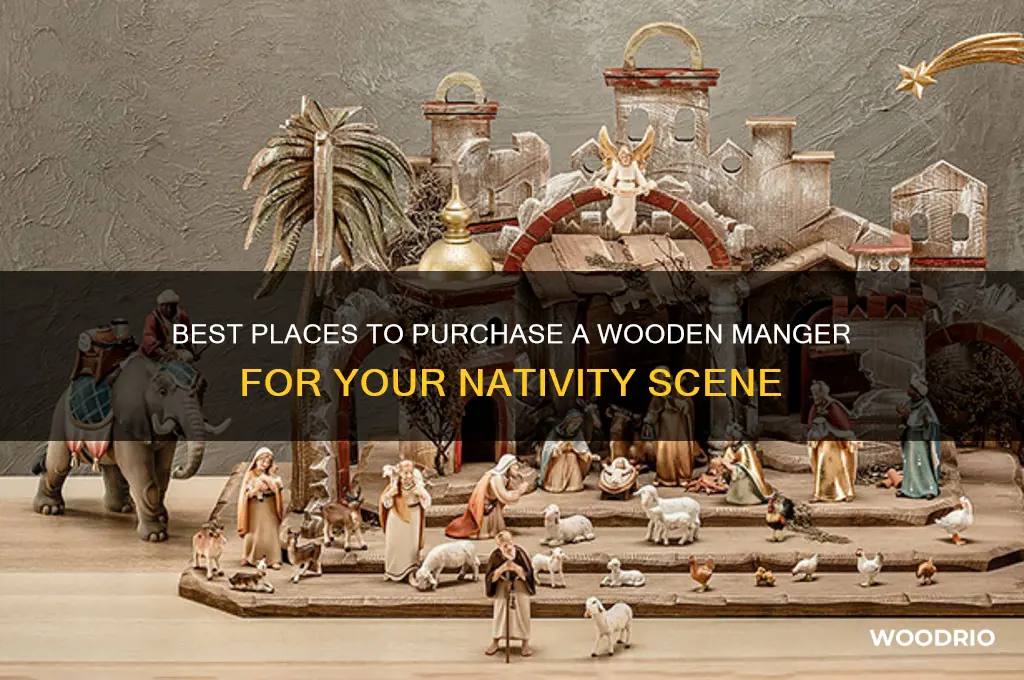 where to buy a wooden manger