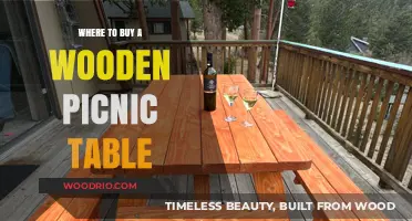 Best Places to Purchase Durable Wooden Picnic Tables for Outdoor Fun
