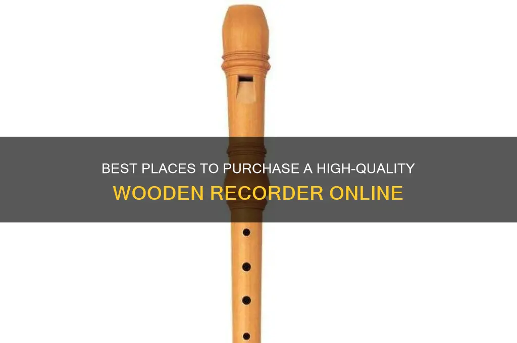 where to buy a wooden recorder