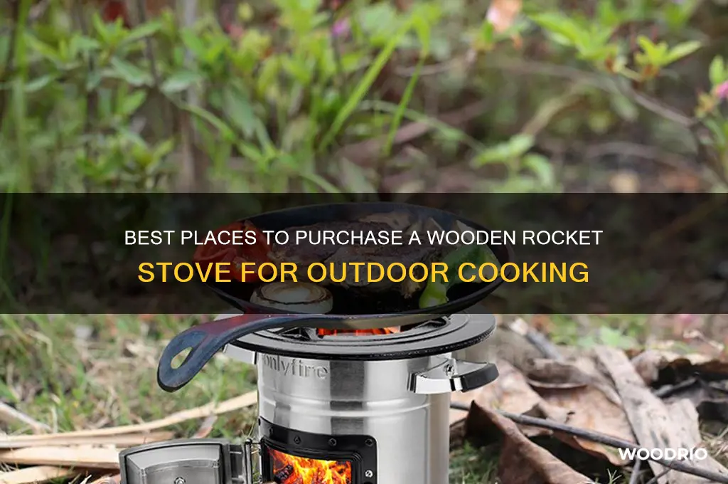 where to buy a wooden rocket stove