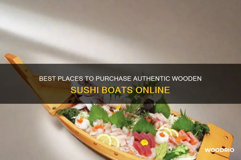where to buy a wooden sushi boat