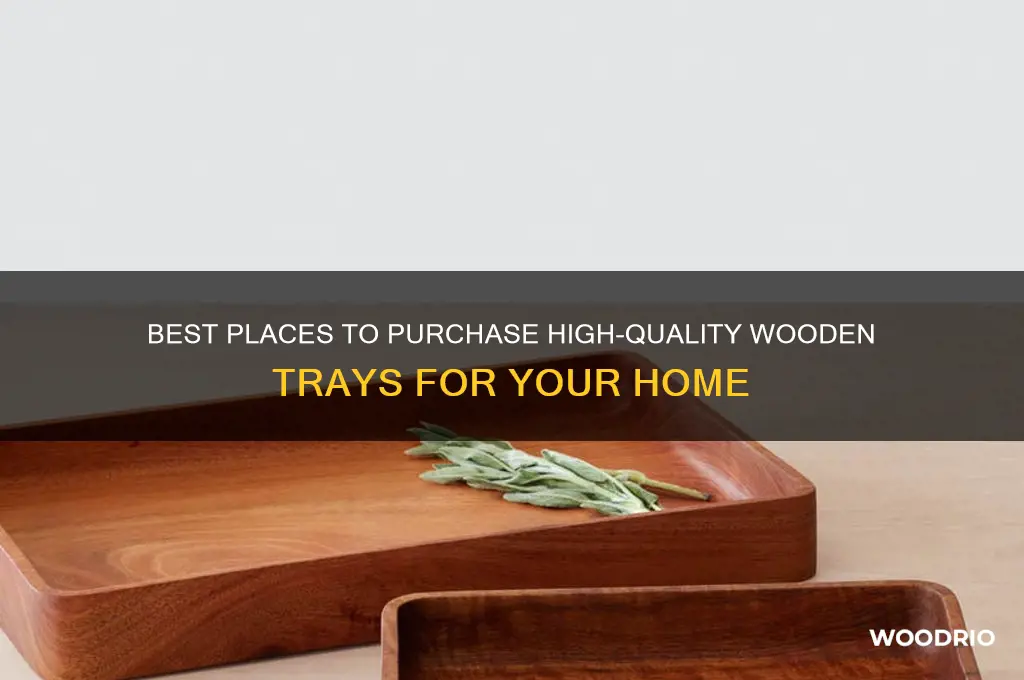 where to buy a wooden tray