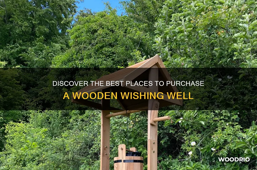 where to buy a wooden wishing well