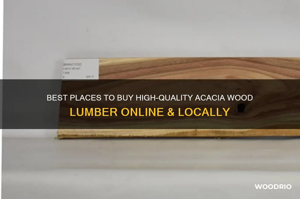 where to buy acacia wood lumber