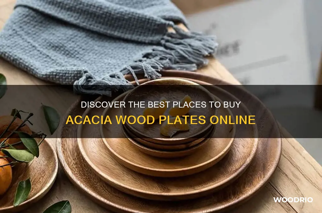 where to buy acacia wood plates
