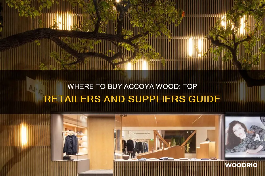 where to buy accoya wood