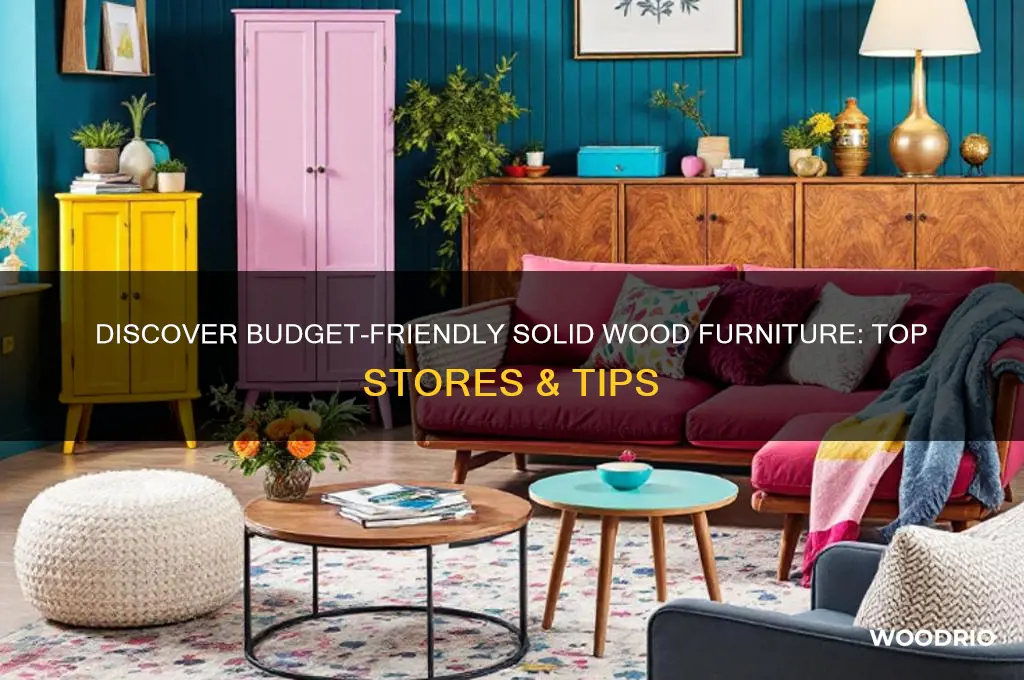 where to buy affordable solid wood furniture