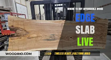 Affordable Wood Edge Slab Live: Top Places to Purchase Quality Pieces