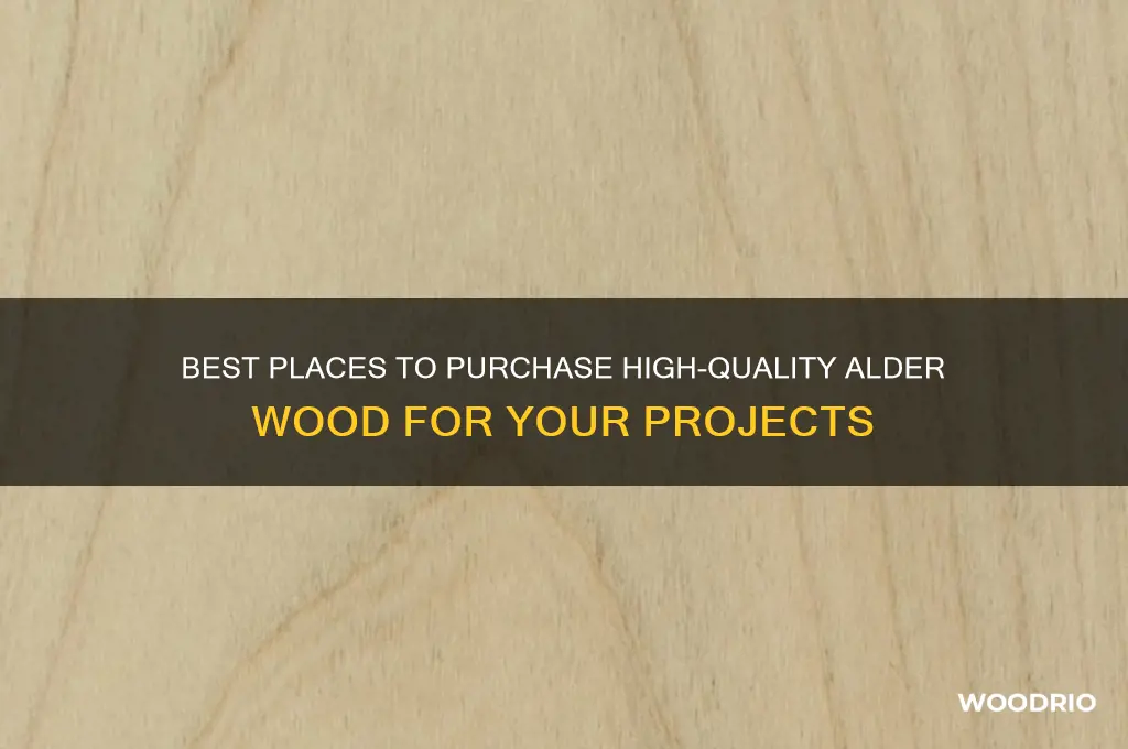 where to buy alder wood
