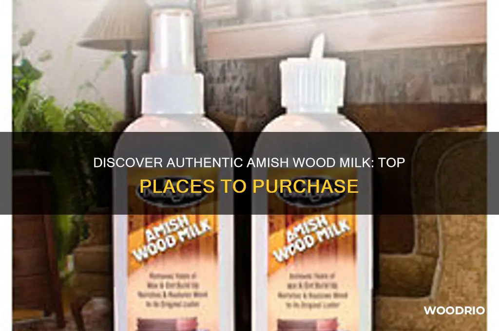where to buy amish wood milk