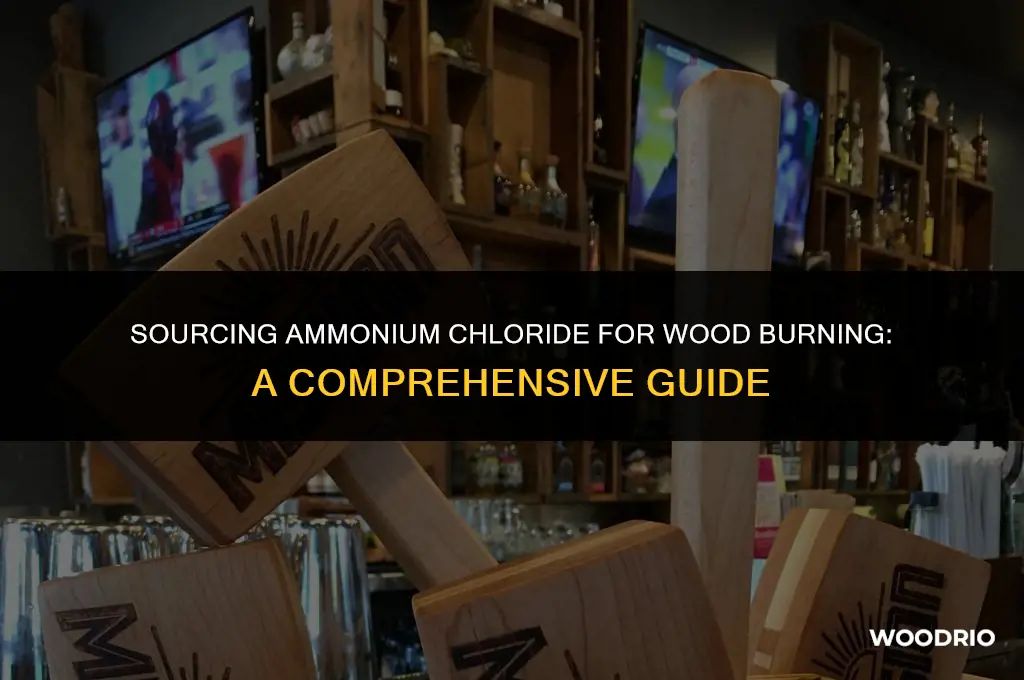 where to buy ammonium chloride for wood burning