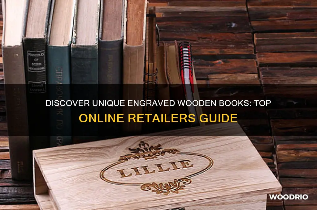 where to buy an engraved wooden book