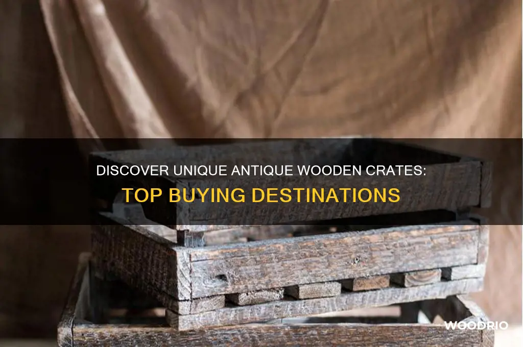where to buy antique wooden crates
