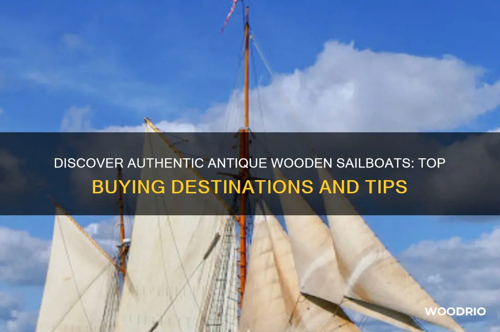 where to buy antique wooden sailboats