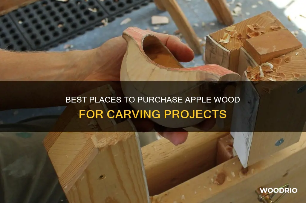 where to buy apple wood for carving