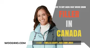 Where to Buy Aqua Coat Wood Grain Filler in Canada