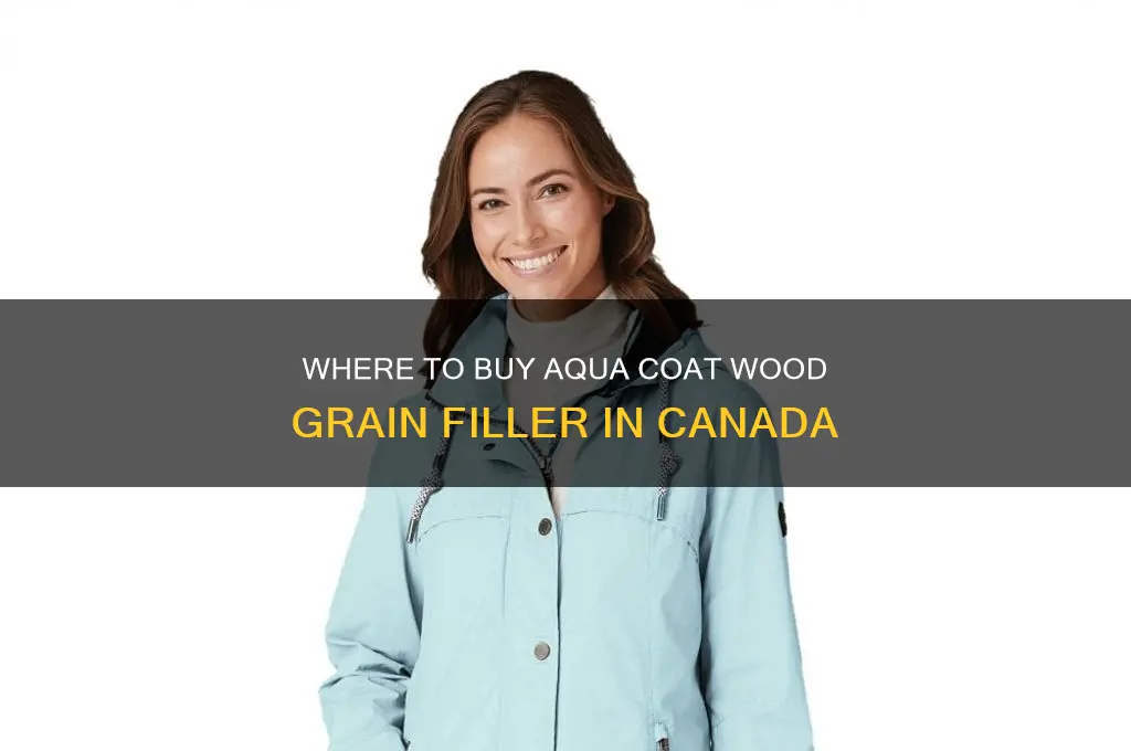 where to buy aqua coat wood grain filler in canada