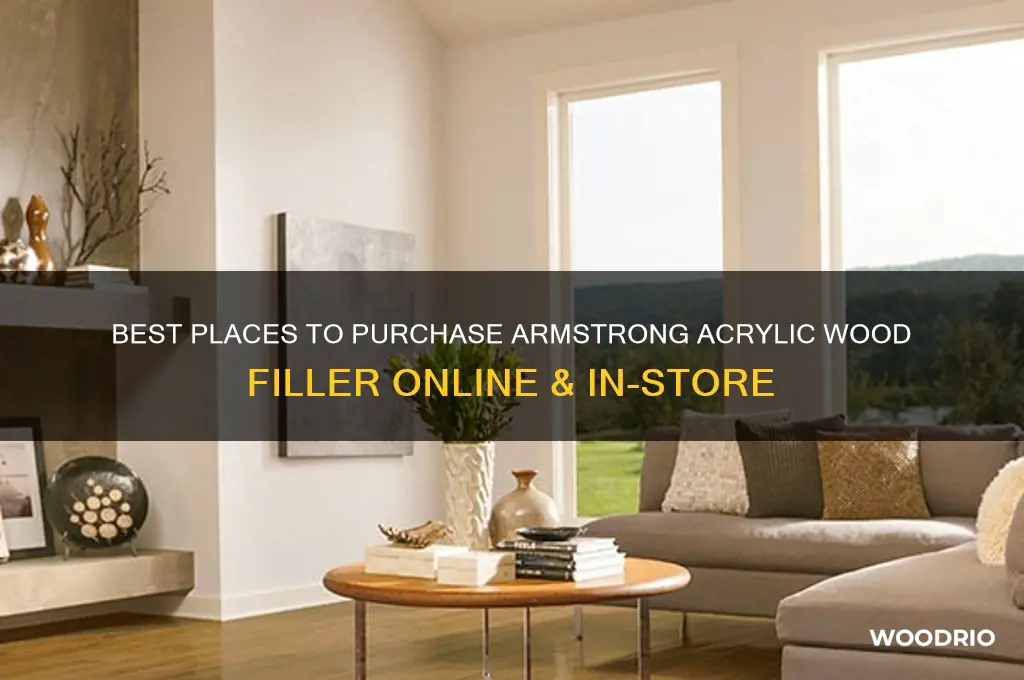 where to buy armstrong acrylic wood filler