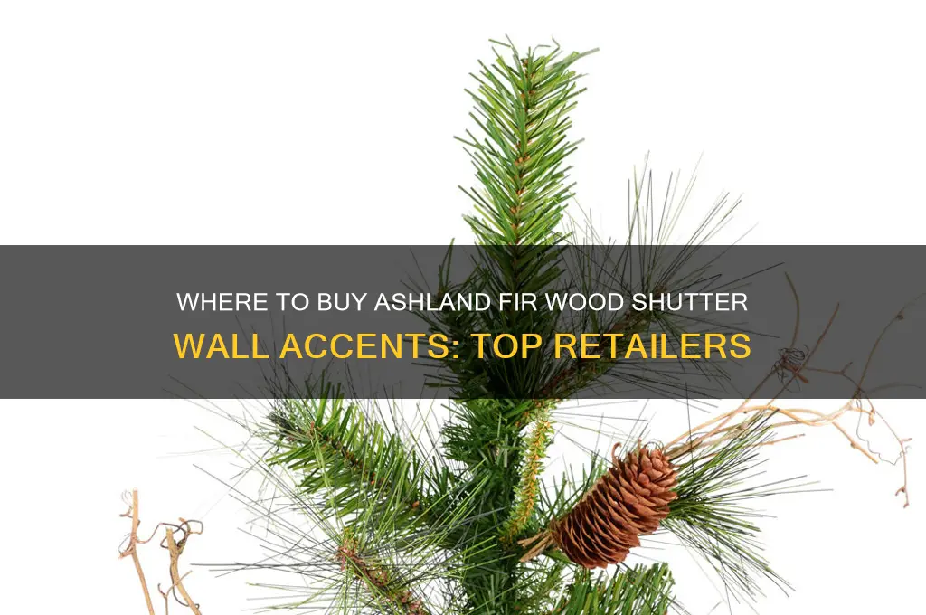 where to buy ashland fir wood shutter wall accent