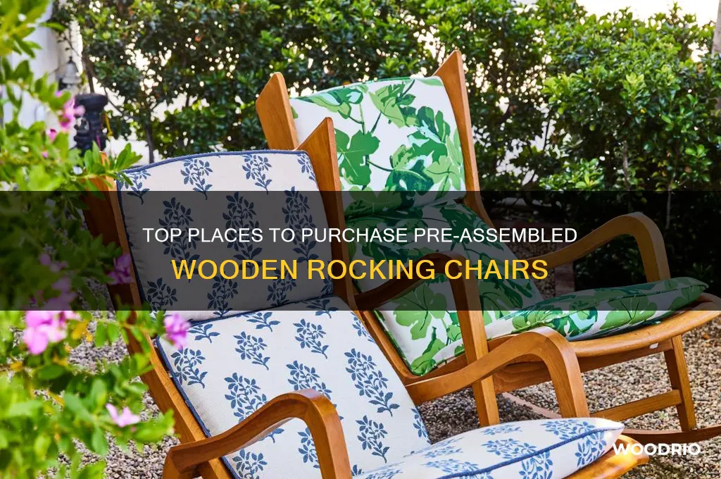 where to buy assebled wooden rocking chair