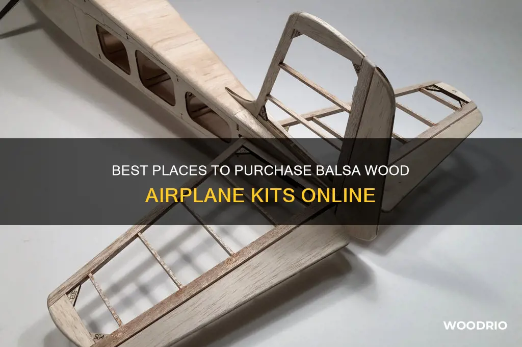 where to buy balsa wood airplane kits