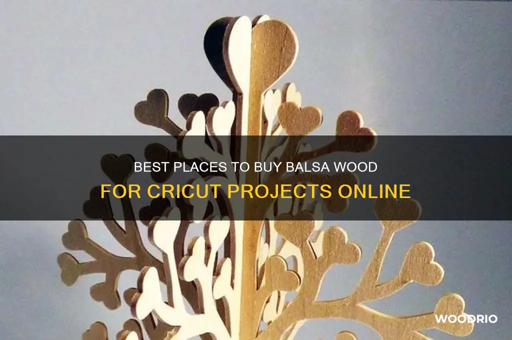 where to buy balsa wood for cricut