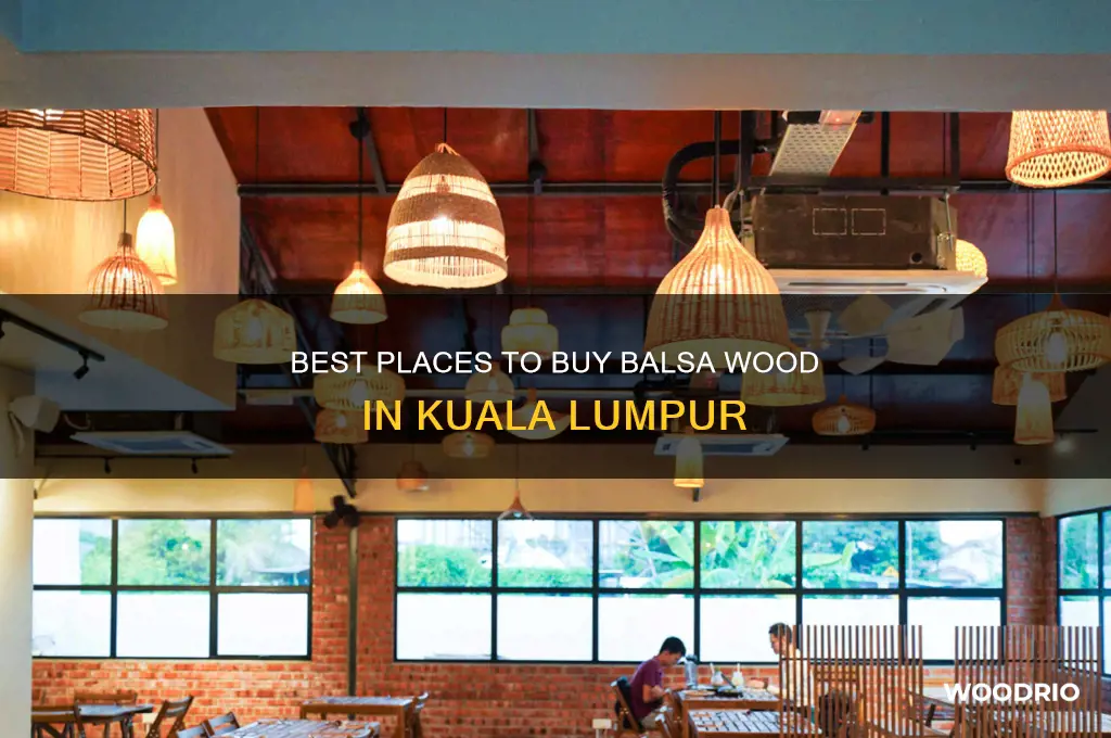 where to buy balsa wood in kl