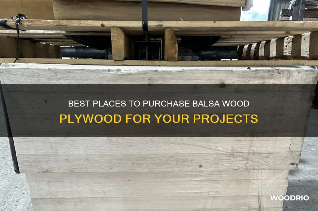 where to buy balsa wood plywood