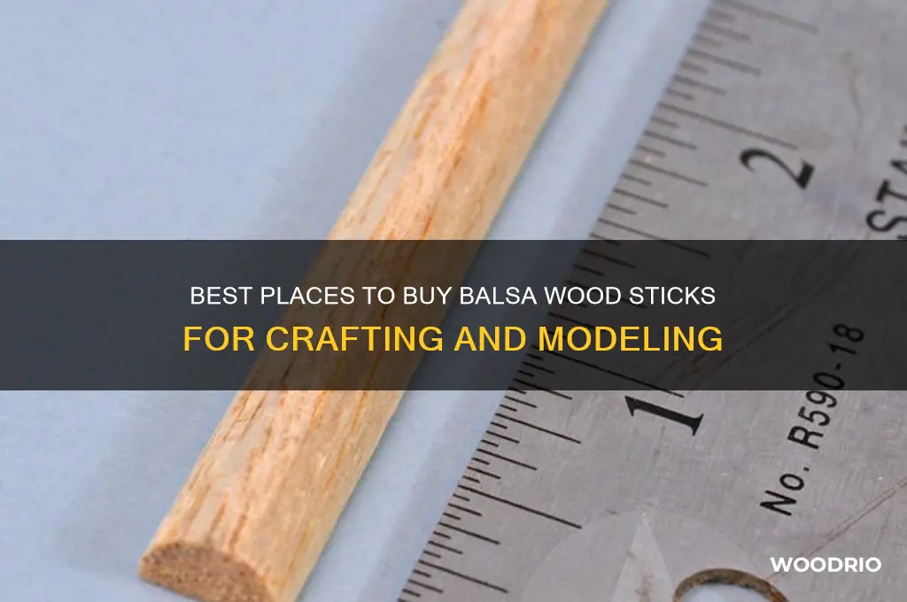 where to buy balsa wood sticks