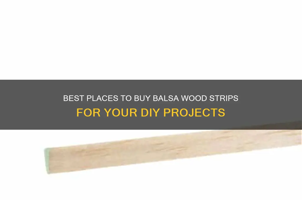 where to buy balsa wood strips