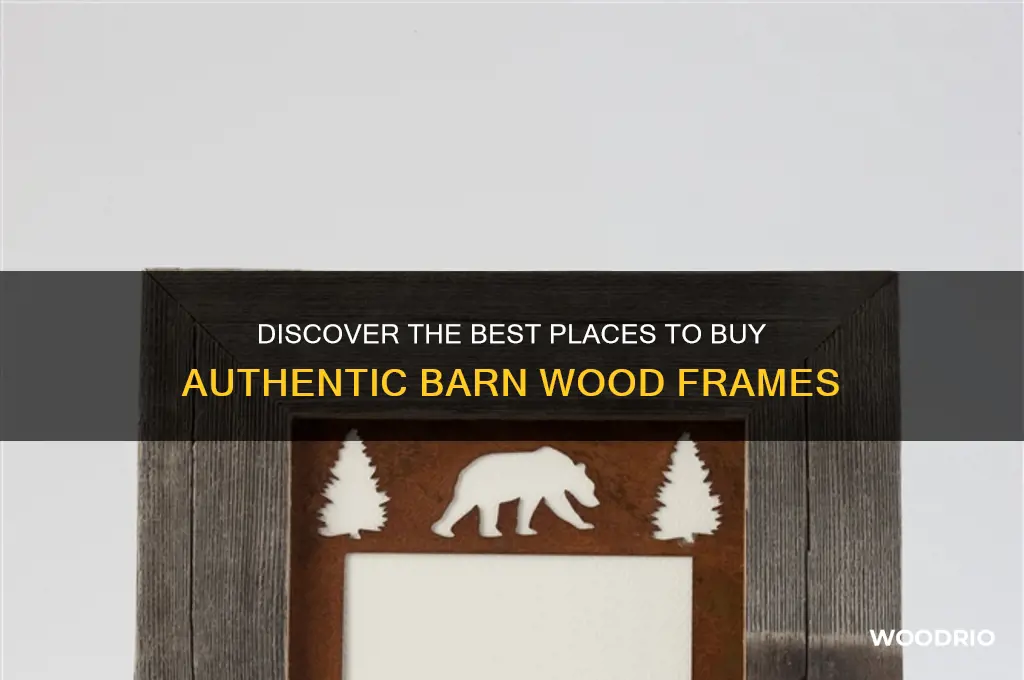 where to buy barn wood frames