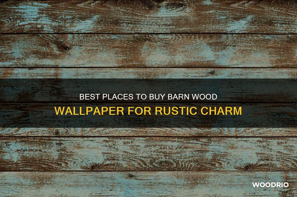 where to buy barn wood wallpaper