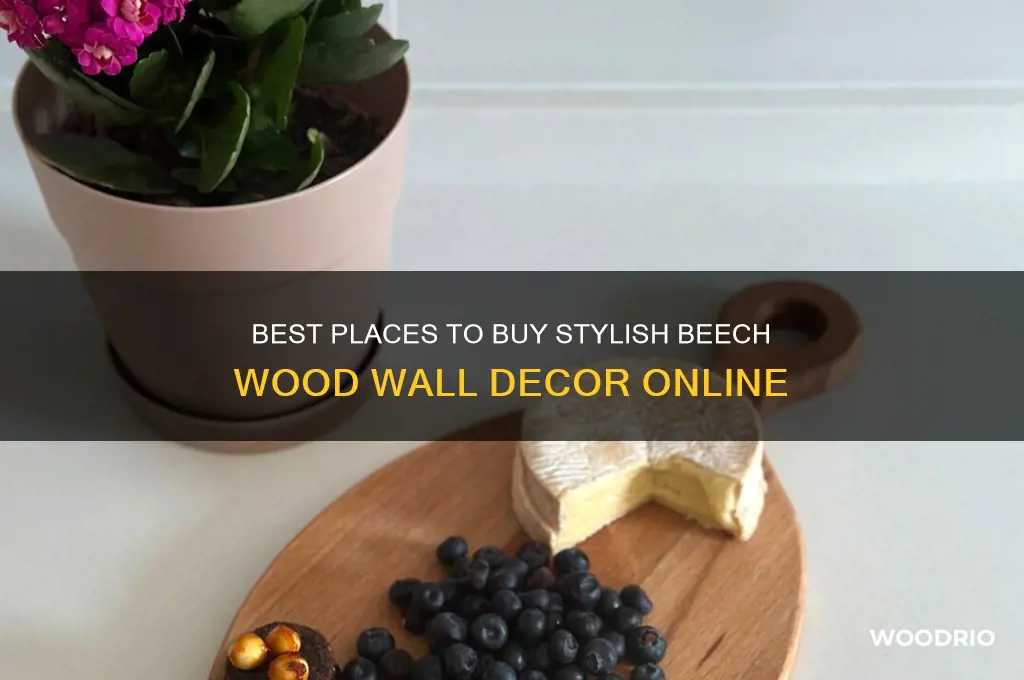 where to buy beech wood wall decor