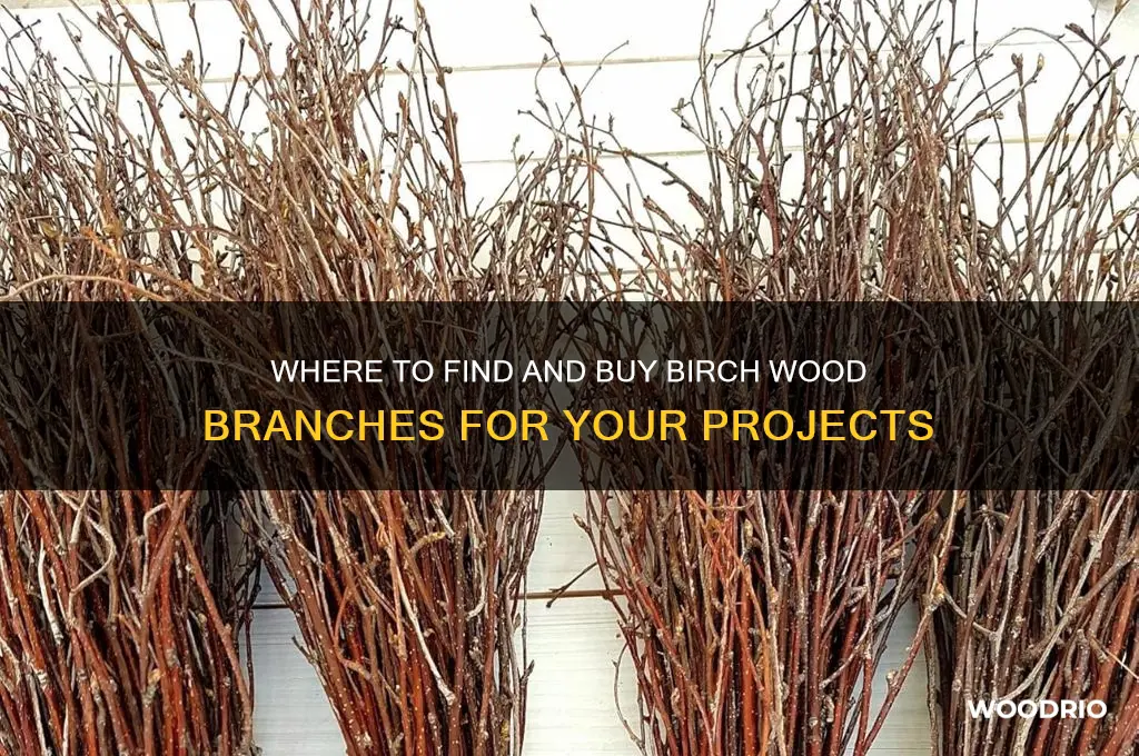 where to buy birch wood branches