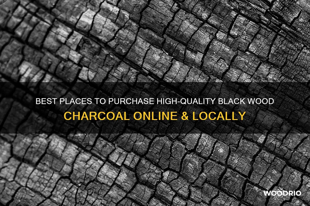 where to buy black wood charcoal