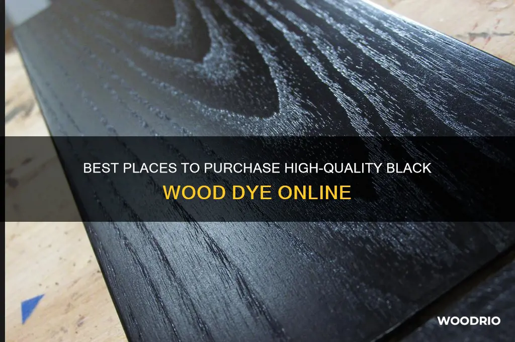 where to buy black wood dye