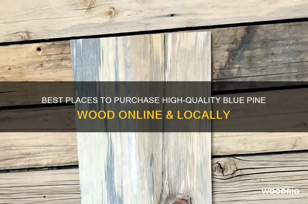 where to buy blue pine wood