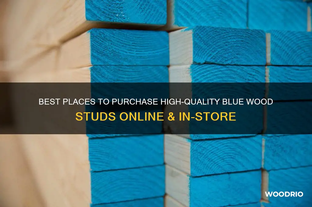 where to buy blue wood studs