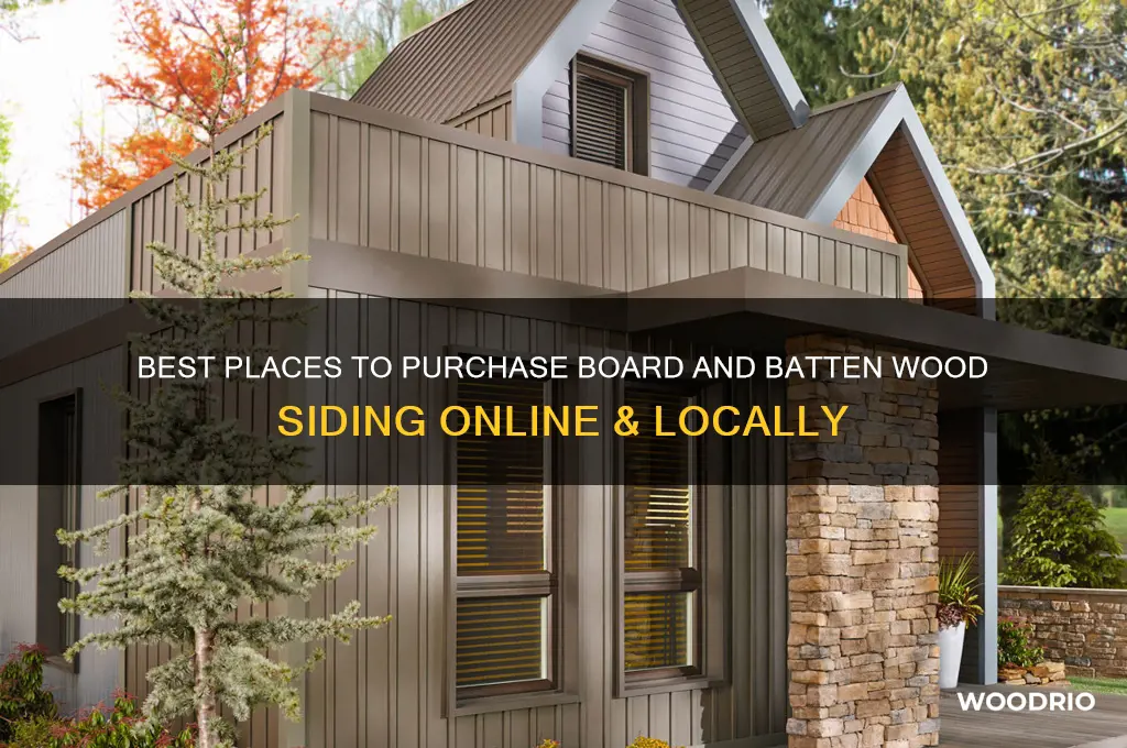 where to buy board and batten wood siding
