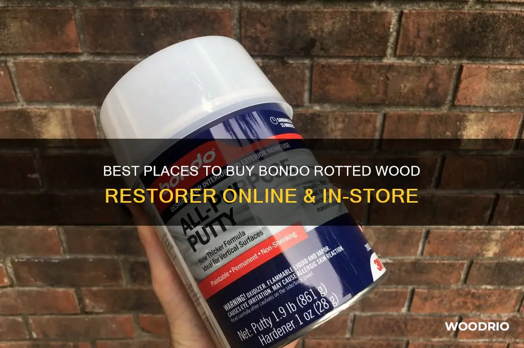where to buy bondo rotted wood restorer