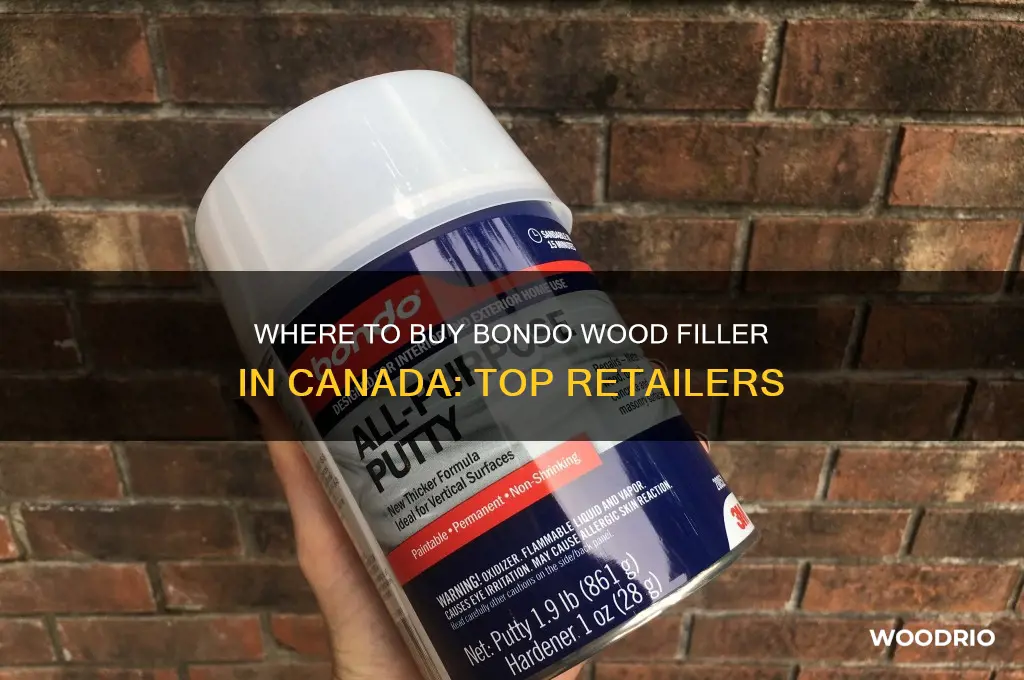 where to buy bondo wood filler in canada
