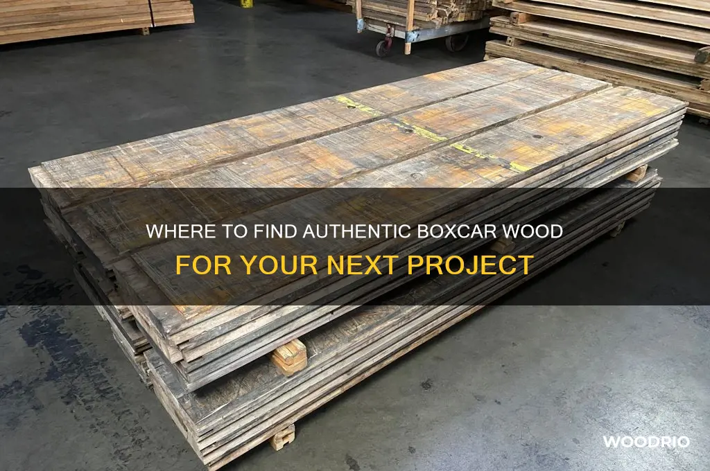 where to buy boxcar wood