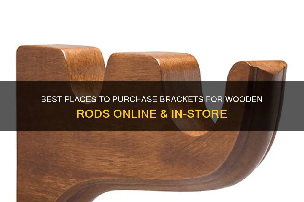 where to buy brackets for wooden rod