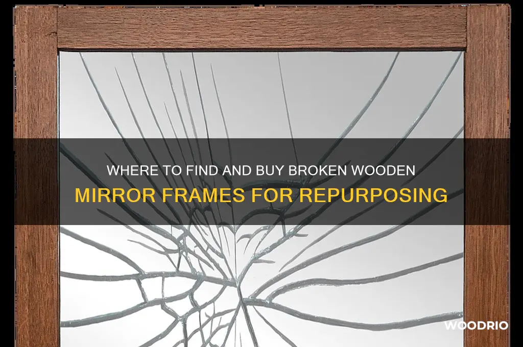 where to buy broken wooden mirror frame